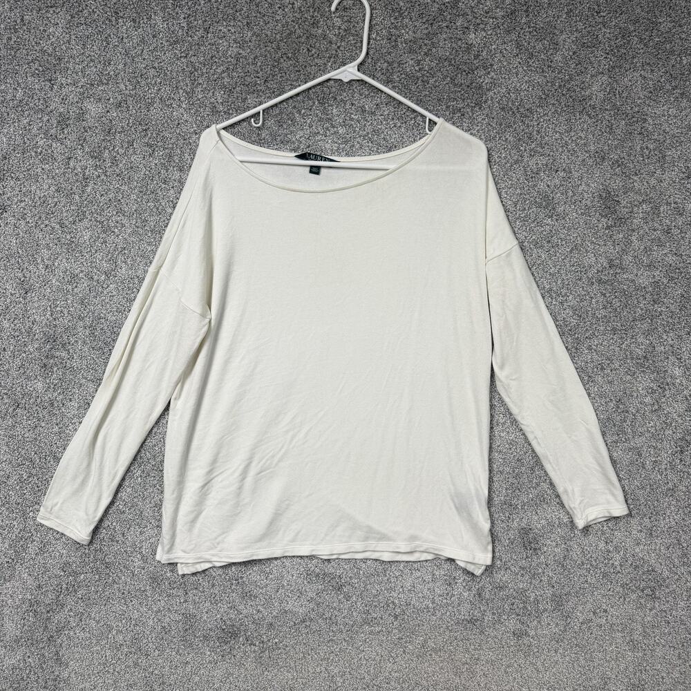 Lauren Ralph Lauren T-Shirt L Minimalist Capsule Wardrobe Clean Parisian Chic